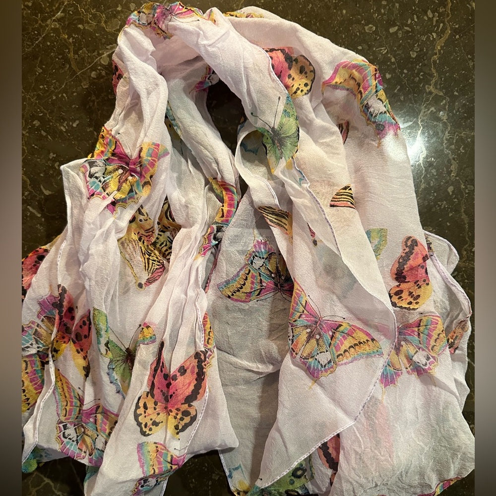 italy Silk 100% Scarf Shawl